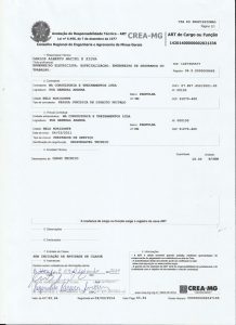 Anotação de responsabilidade técnica